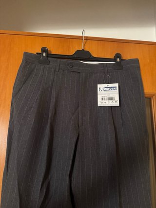 Pantaloni Isacco uomo Lincoln gessato