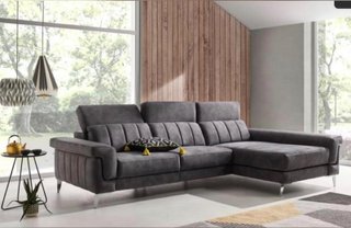 Sofá Chaiselongue Relax Eléctrico Gris