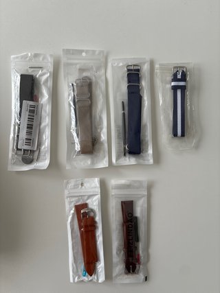 Correas de reloj 20mm cuero y nylon