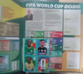 Cromo Sticker portada Álbum Mundial 2026 Panini