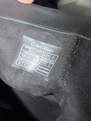 Botas Calvin Klein mujer negras