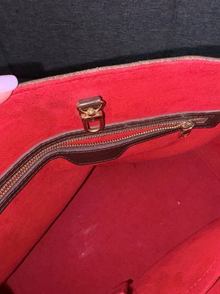 Bolso Louis Vuitton Marrón y Rojo