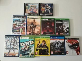 Lote 11 Videojuegos PS2, Xbox 360, PS4, PS3