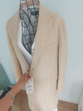 Cappotto donna in canapa