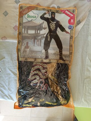Disfraz Ninja Atosa Adulto Talla XL
