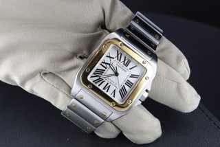 Cartier Santos 100 XL Acero y Oro