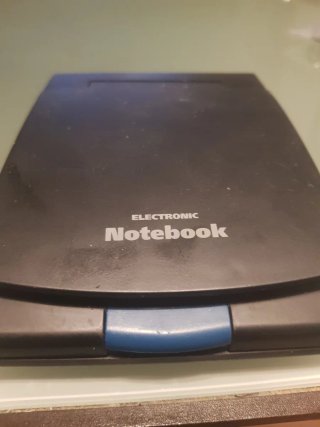 Electronic Notebook Negro/Azul