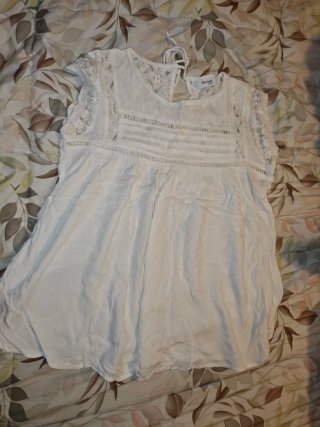 Camisa manga corta Fórmula Joven blanca