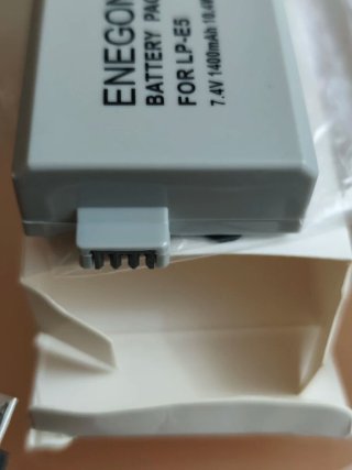2 Baterías ENECON LP-65 + Cargador Doble