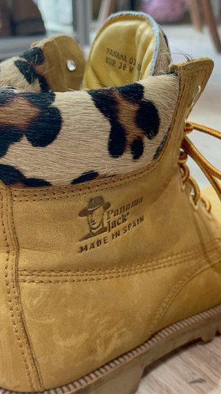 Botas Panama Jack Beige Talla 38