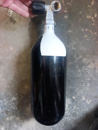 Botella de buceo