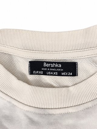 Felpa crop Bershka tie-dye grigia XS