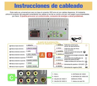 Radio Coche 2 DIN CarPlay/Android Auto