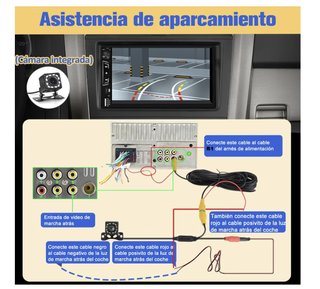 Radio Coche 2 DIN CarPlay/Android Auto