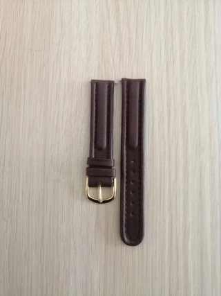 Correa de reloj de cuero marrón