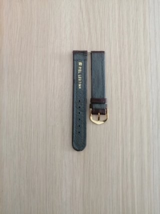Correa de reloj de cuero marrón