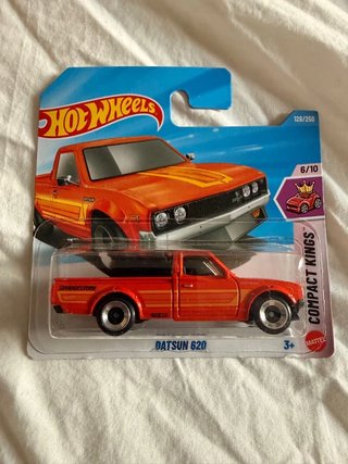 Hot Wheels Datsun 620 Laranja Compact Kings 128/25