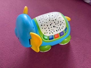 Proyector Estrellas Bebé Elefante Azul
