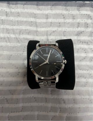 Reloj Fossil Negro y Plateado