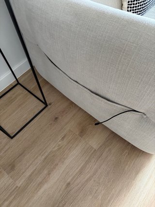 Sofá Natuzzi Eléctrico Reclinable Beige