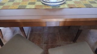 Mesa de comedor extensible y 6 sillas