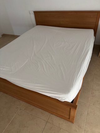 Estructura Cama Malm Madera Marrón
