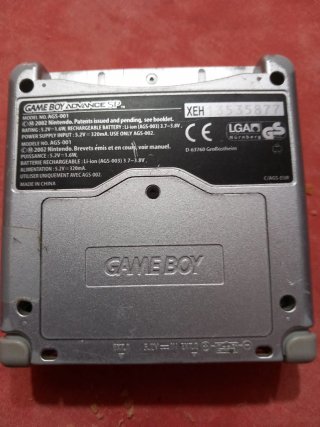 Nintendo Game Boy Advance SP Plata va con cargador