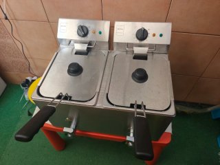 Freidora Eléctrica Doble