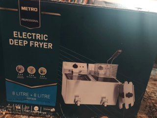 Freidora Eléctrica Doble