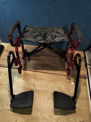Andador Rollator 2 en 1 con Asiento Costway