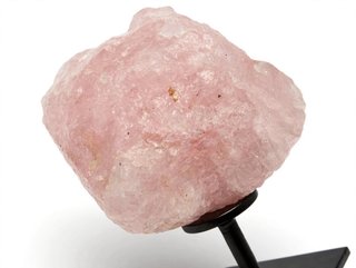 Cuarzo Rosa Bruto con Peana Brasil