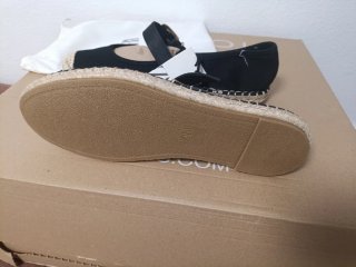Alpargatas Mujer Zara Negras Talla 39
