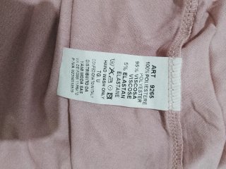 Gonna midi plissettata rosa taglia unica