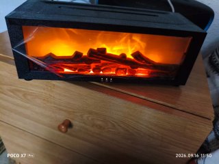 Difusor de Aceite Esencial con Chimenea LED