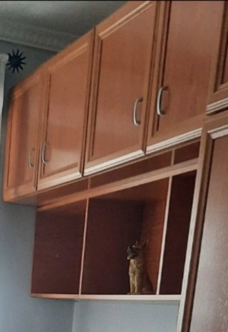 Armario auxiliar con estantería