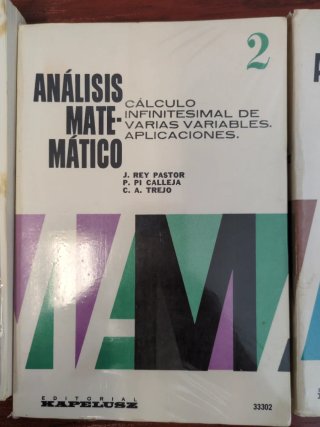 Análisis matemático 3 tomos