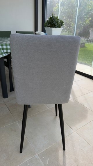 Silla de comedor acolchada