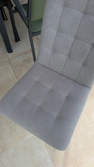 Silla de comedor acolchada