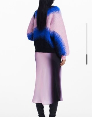 Jersey Desigual Maitrepierre Azul Rosa
