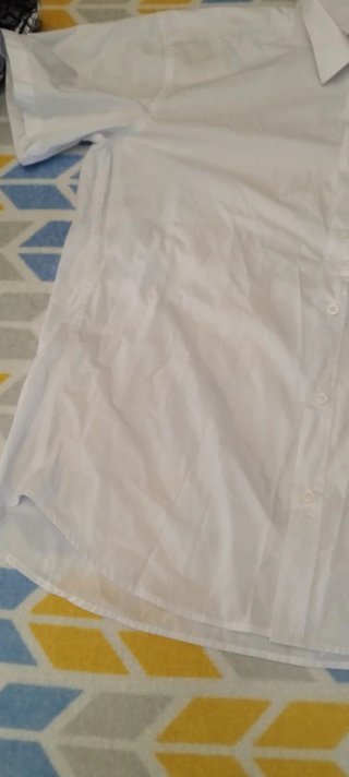 Camisa manga corta blanca