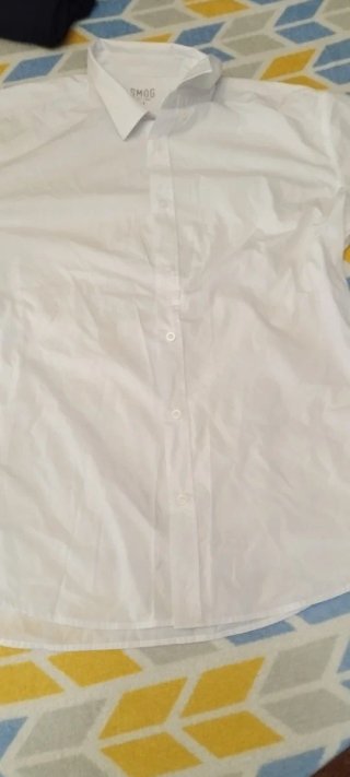 Camisa manga corta blanca