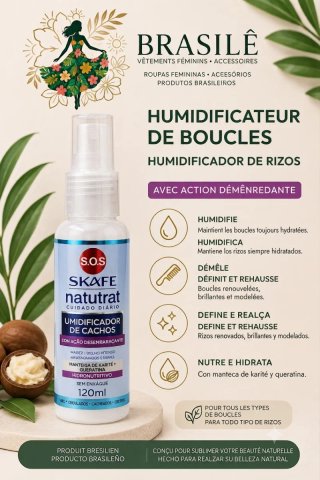 Umidificador de Cachos Skafe SOS Cachos 120 ml