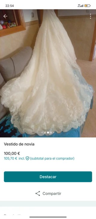 Vestido de Novia Blanco Encaje Soy de cordoba