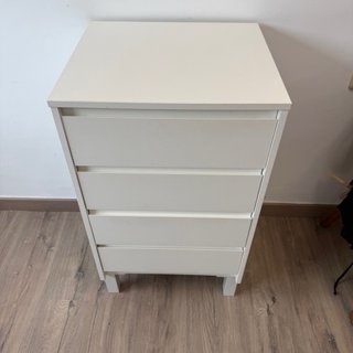 Cajonera blanca 4 cajones