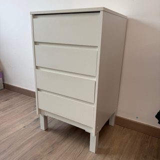Cajonera blanca 4 cajones