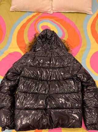 Anorak Moncler Negro Talla S con Capucha