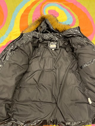 Anorak Moncler Negro Talla S con Capucha