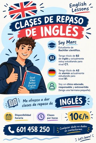 Clases repaso inglés primaria y ESO