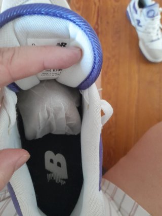 New Balance 550 Viola Bianco