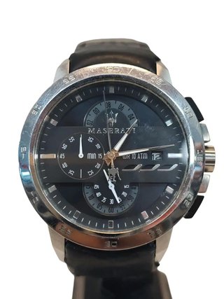 RELOJ MASERATI R8871619004 ESFERA NEGRA CORREA DE CUERO